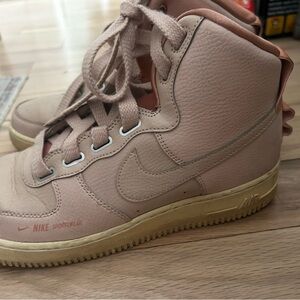 Nike Sportswear Pink High-Top Sneakers